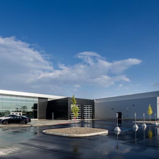 Parking Lot View of Building Parking Lot View of Building