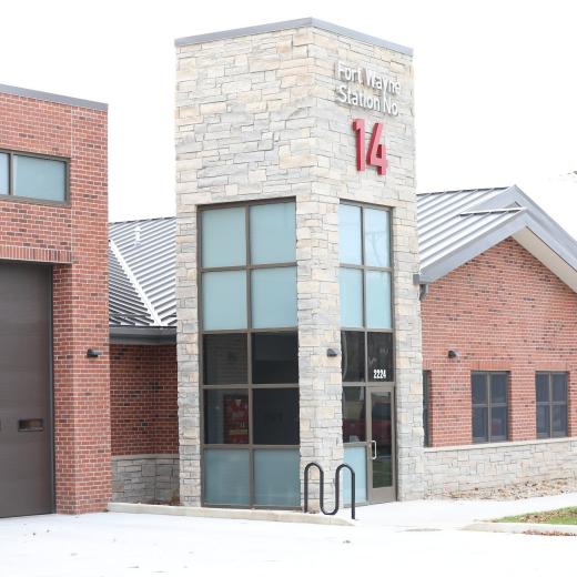 Exterior View of Fire Station Exterior View of Fire Station