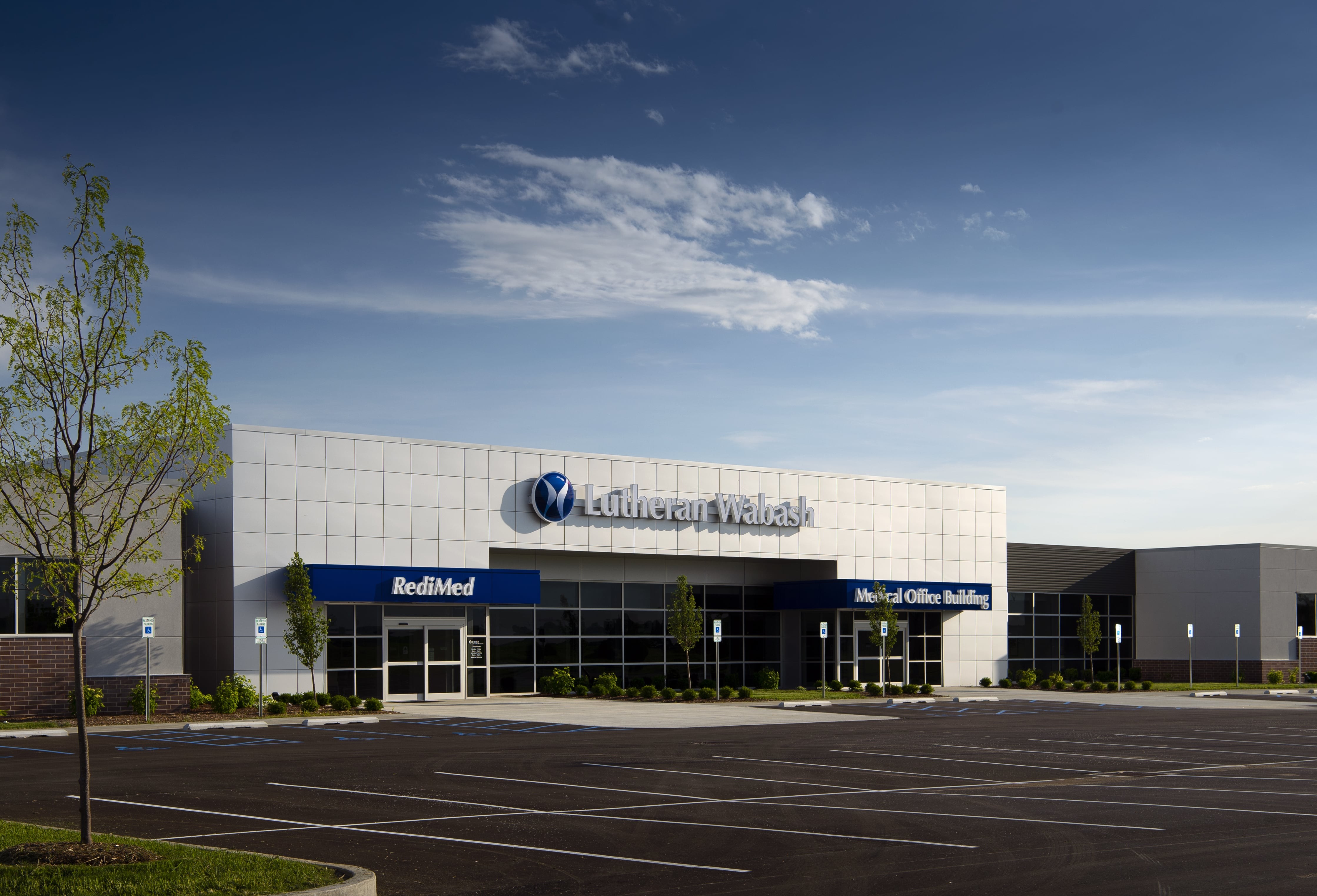 Exterior of Lutheran Wabash Building