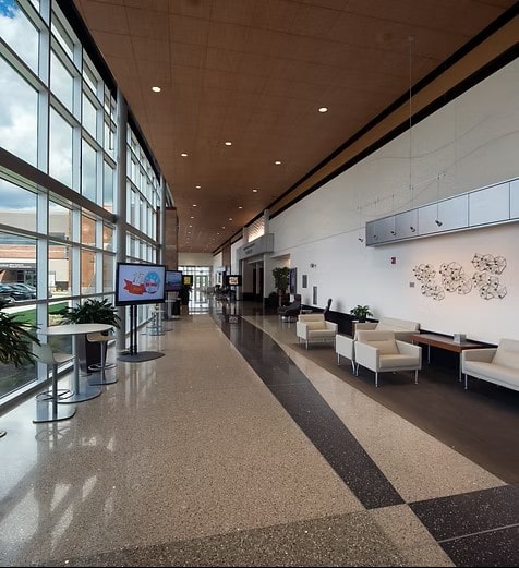 Hallway Space Inside of Parkview Mirro Center