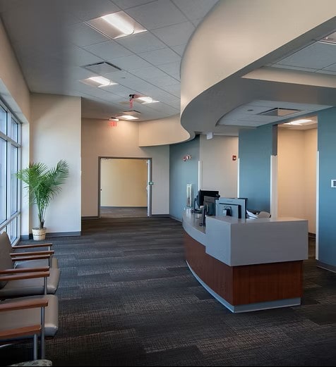 Hallway Space Inside of Parkview Wabash MOB